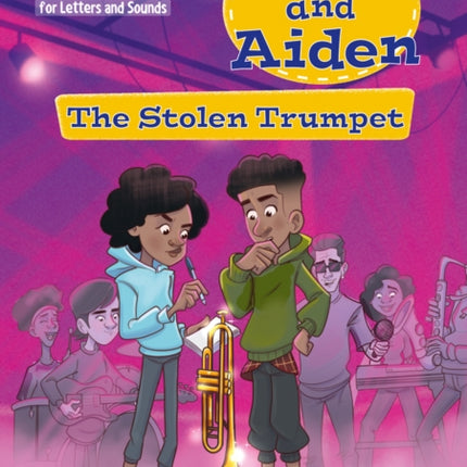 Collins Big Cat Phonics for Letters and Sounds – Age 7+ – Kay and Aiden – The Stolen Trumpet: Band 05/Green