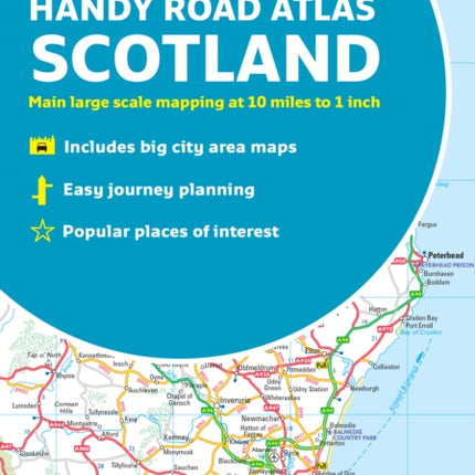 Collins Handy Road Atlas Scotland: A5 Paperback