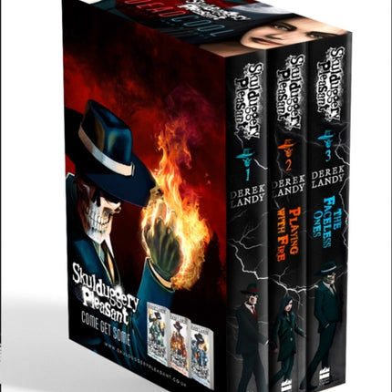 Skulduggery Pleasant Books 1  3 The Faceless Ones Trilogy Skulduggery Pleasant Playing with Fire The Faceless Ones