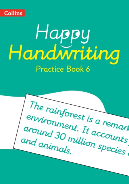 Happy Handwriting – Practice Book 6