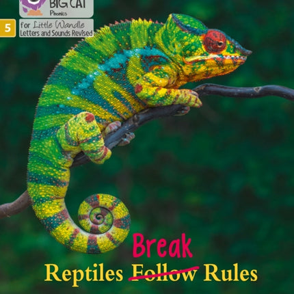 Reptiles Break Rules: Phase 5 Set 5 (Big Cat Phonics for Little Wandle Letters and Sounds Revised)