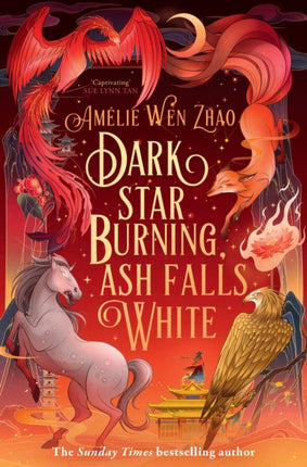 Dark Star Burning Ash Falls White