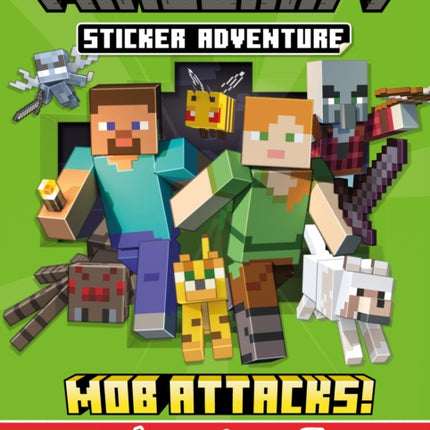 Minecraft Sticker Adventure: Mob Attacks!