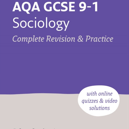 AQA GCSE 9-1 Sociology All-in-One Complete Revision and Practice: Ideal for the 2024 and 2025 exams (Collins GCSE Grade 9-1 Revision)