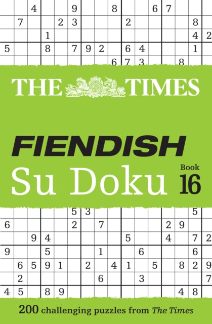 The Times Fiendish Su Doku Book 16: 200 challenging Su Doku puzzles (The Times Su Doku)