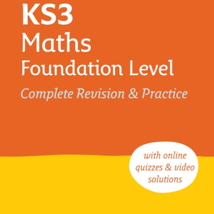 KS3 Maths Foundation Level All-in-One Complete Revision and Practice: Ideal for Years 7, 8 and 9 (Collins KS3 Revision)