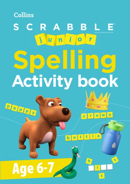 SCRABBLE™ Junior Spelling Activity book Age 6-7