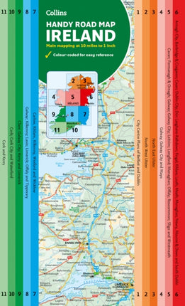 Map of Ireland Handy: Ideal for route planning (Collins Road Atlas)