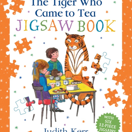 The Tiger Who Came To Tea Jigsaw Book