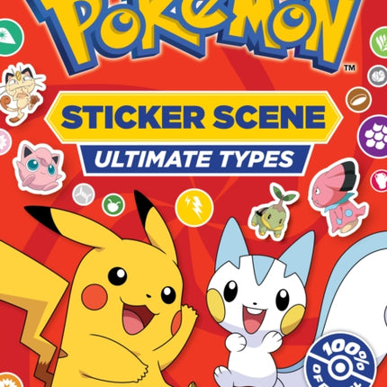 POKÉMON ULTIMATE TYPES STICKER SCENE