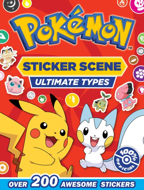 POKÉMON ULTIMATE TYPES STICKER SCENE