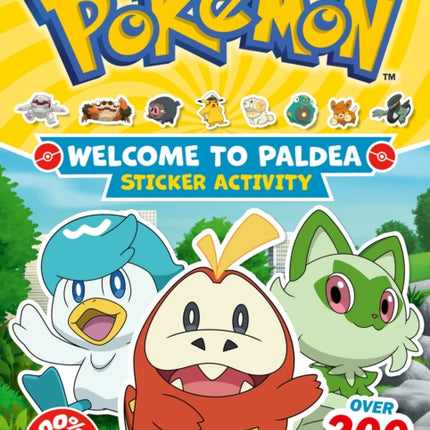 Pokémon Welcome to Paldea Epic Sticker