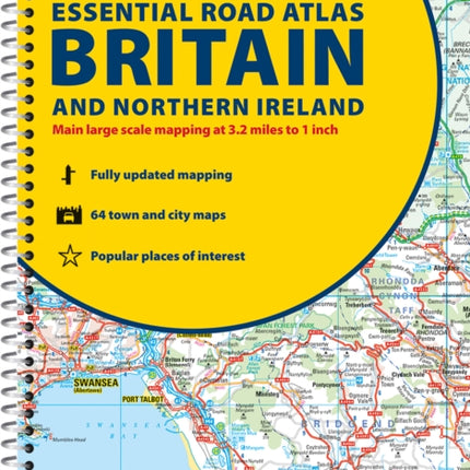 2025 Collins Essential Road Atlas Britain and Northern Ireland