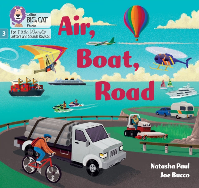 Air, Boat, Road: Phase 3 Set 2 Blending practice (Big Cat Phonics for Little Wandle Letters and Sounds Revised)