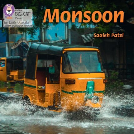 Monsoon: Phase 3 Set 2 Blending practice (Big Cat Phonics for Little Wandle Letters and Sounds Revised)