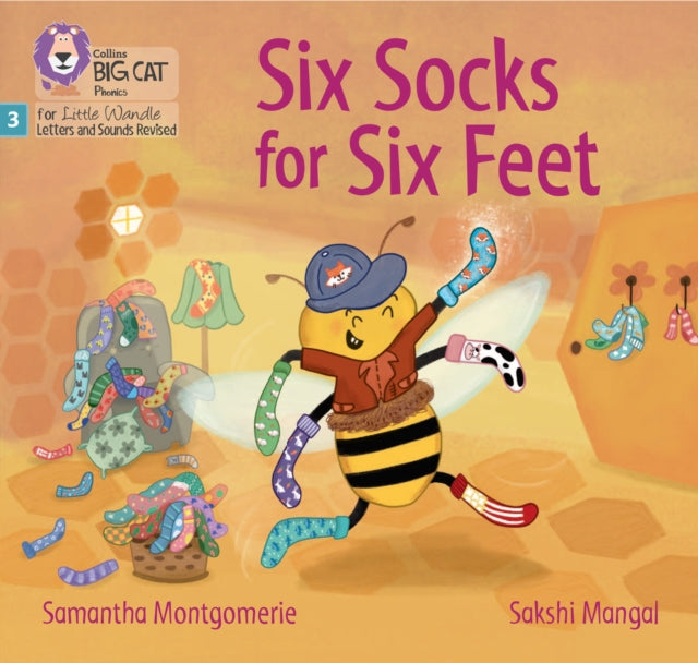 Six Socks for Six Feet: Phase 3 Set 1 (Big Cat Phonics for Little Wandle Letters and Sounds Revised)