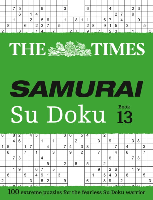 The Times Samurai Su Doku 13