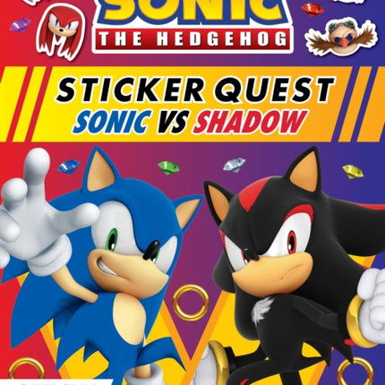 Sonic the Hedgehog Sticker Quest Sonic vs Shadow