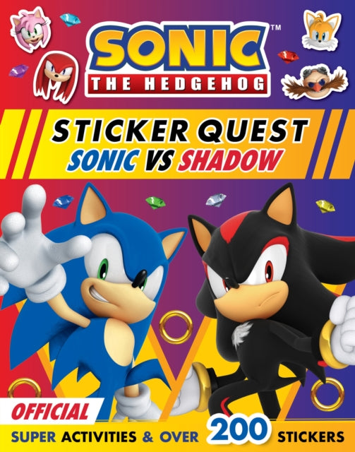 Sonic the Hedgehog Sticker Quest Sonic vs Shadow
