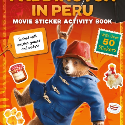 Paddington in Peru Movie Sticker Activity Book