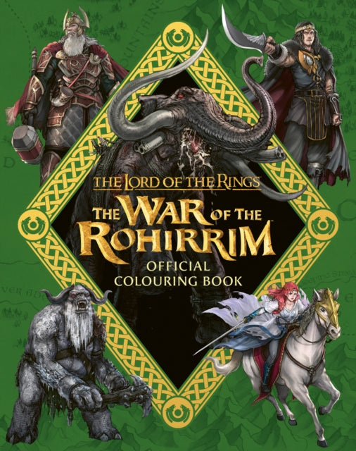 The Lord of the Rings The War of the Rohirrim Official Colouring Book