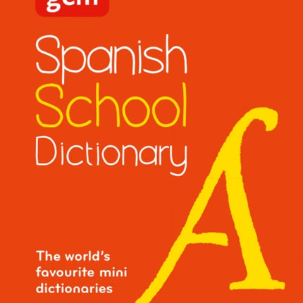 Spanish School Gem Dictionary