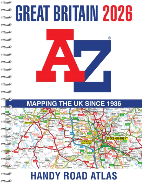 Great Britain AZ Handy Road Atlas 2026 A5 Spiral