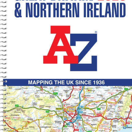 Great Britain AZ Super Scale Road Atlas 2026 A3