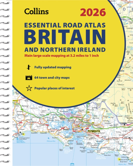 2026 Collins Essential Road Atlas Britain and