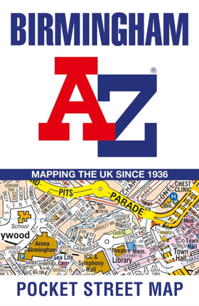 Birmingham AZ Pocket Street Map