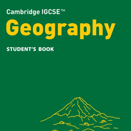 Cambridge IGCSE Geography Students Book