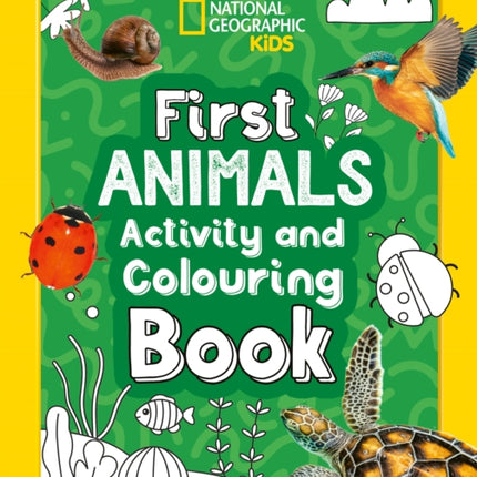 First Animals Activity and Colouring Book
