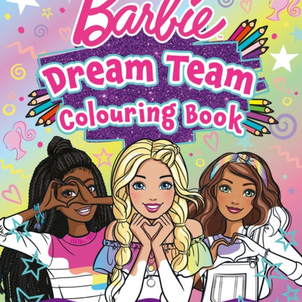 Barbie Dream Team Colouring Book