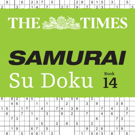 The Times Samurai Su Doku 14