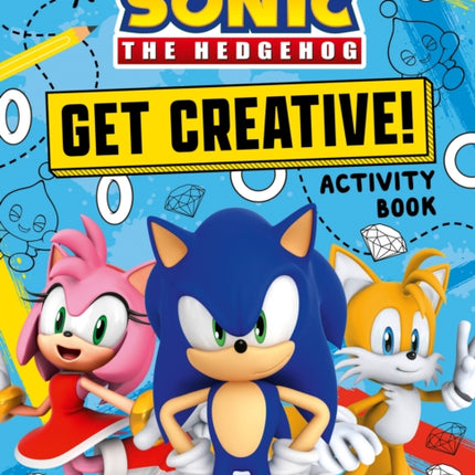 Sonic The Hedgehog Get Creative Sticker Activity Book