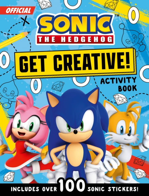 Sonic The Hedgehog Get Creative Sticker Activity Book