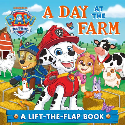 PAW Patrol A Day At The Farm LifttheFlap book