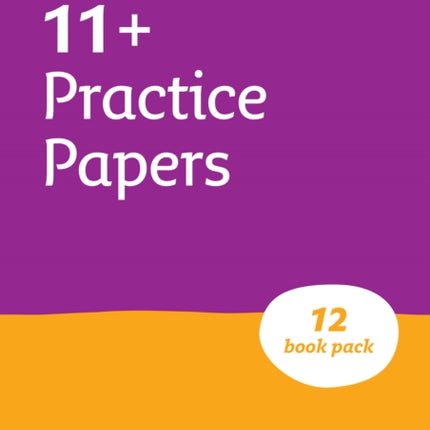 11 GL English Maths Verbal Reasoning and NonVerbal Reasoning Practice Papers Pack with 12 Practice Papers books
