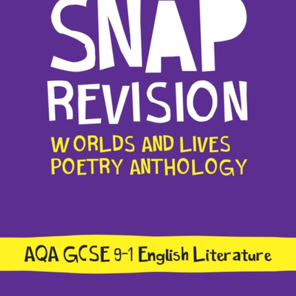 Worlds and Lives Poetry Cluster AQA GCSE 91 English Literature Revision Guide