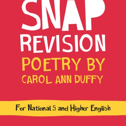National 5Higher English Revision Poetry by Carol Ann Duffy