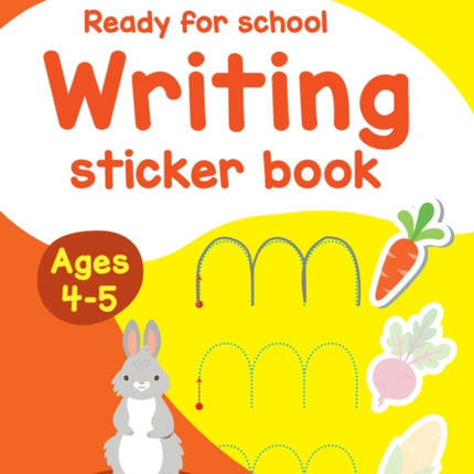Ready for school writing Sticker Book Ages 45