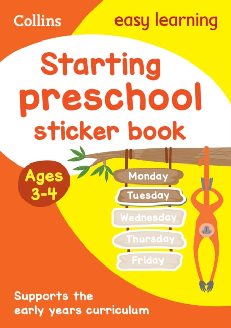 Starting preschool Sticker Book Ages 34