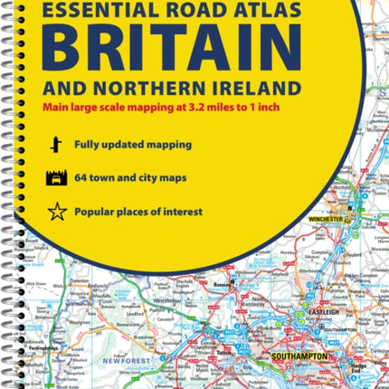 2027 Collins Essential Road Atlas Britain and Northern Ireland