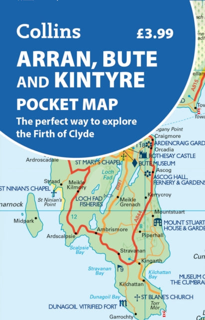 Arran Bute and Kintyre Pocket Map
