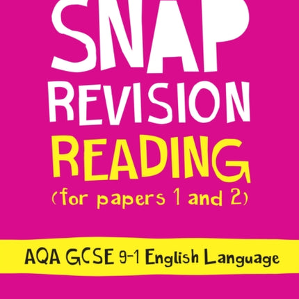 AQA GCSE 91 English Language Reading Papers 1  2 Revision Guide