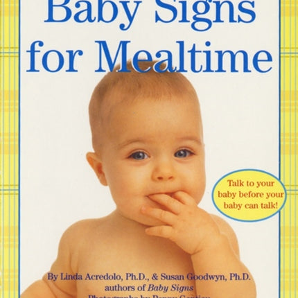 Baby Signs for Mealtime