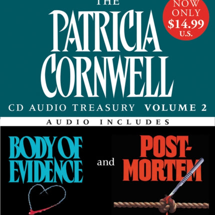 Patricia Cornwell CD Audio Treasury Volume Two Low Price: Includes Body of Evidence and Post Mortem