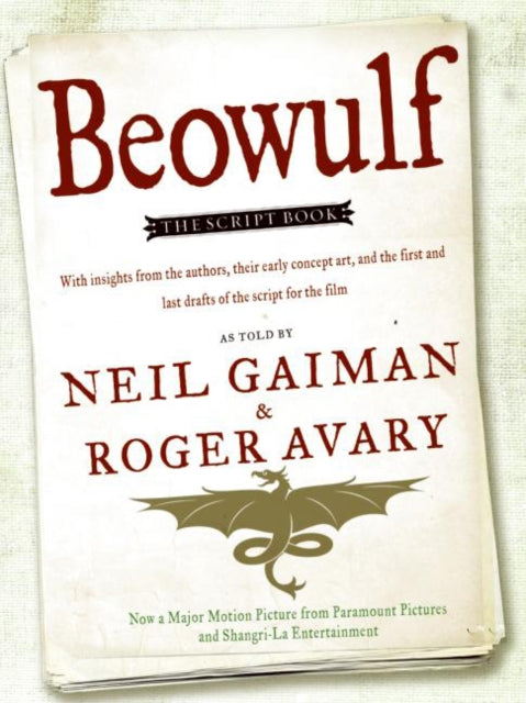 Beowulf: The Script Book