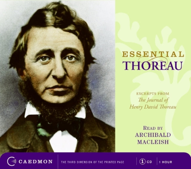 Essential Thoreau CD: Excerpts from the Journal of Henry David Thoreau