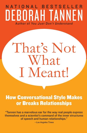 That's Not What I Meant!: How Conversational Style Makes or Breaks Relationships